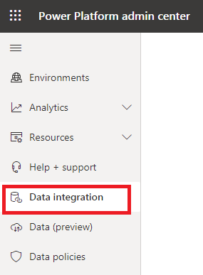Data integration in Power Apps