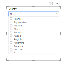 filter in slicer in power bi