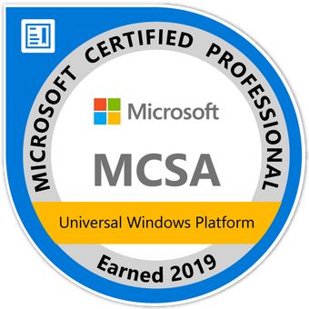 MCSA-Universal-Windows-Platform-2019