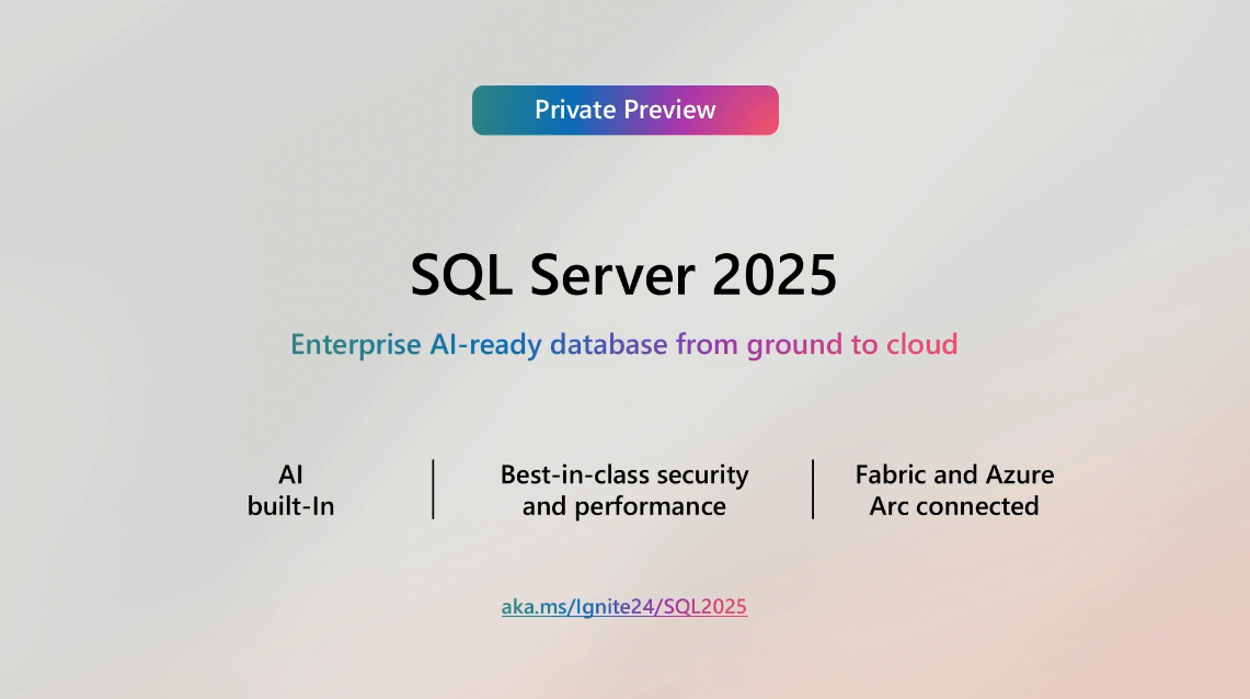 Introduction to SQL Server 2025