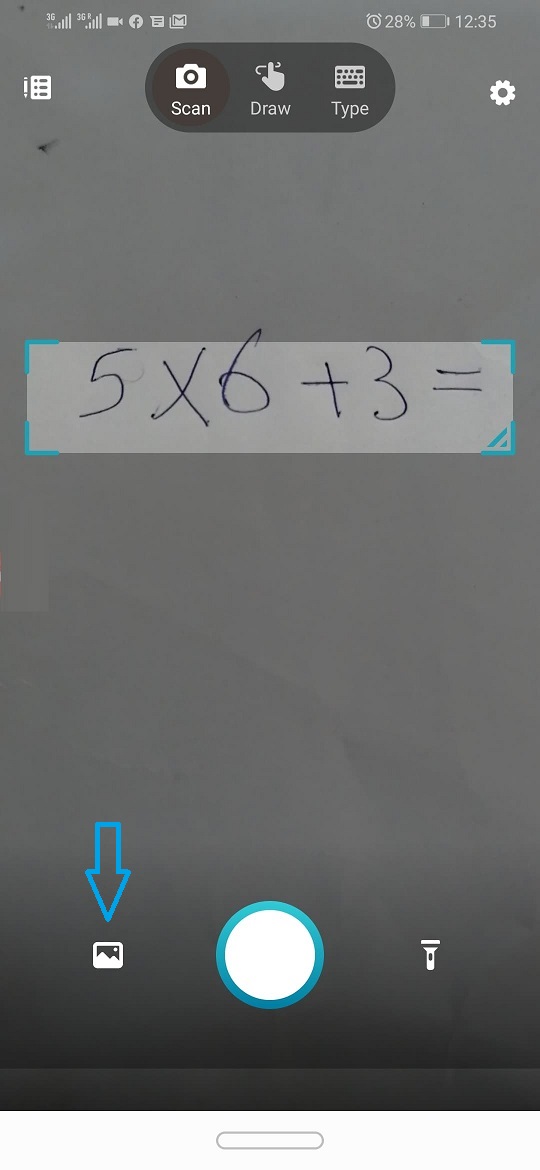Scan math equation by image