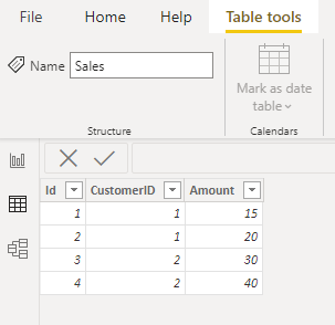 power bi find all ids not in other tables