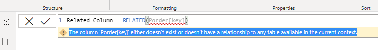 The column either doesn't exist or doesn't have a relationship to any table available in the current context