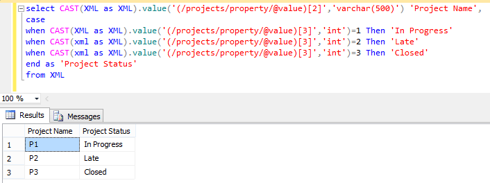 sql server xml query multiple nodes