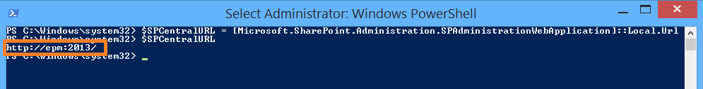 How to get SharePoint Central Administration from PowerShell